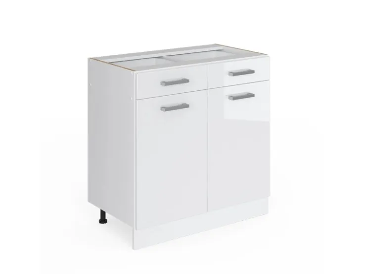 Vicco Küchenunterschrank R-Line Hochglanz/ 80 cm ohne Arbeitsplatte* Schränke