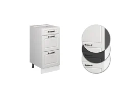 Vicco Küchenunterschrank R-Line Landhaus/ 40 cm mit Schubladen ohne Arbeitsplatte* Schränke