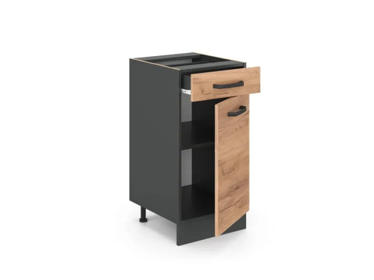Vicco Küchenunterschrank R-Line Goldkraft /Anthrazit 40 cm ohne Arbeitsplatte* Schränke
