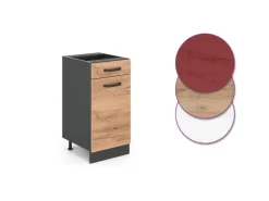 Vicco Küchenunterschrank R-Line Goldkraft /Anthrazit 40 cm ohne Arbeitsplatte* Schränke