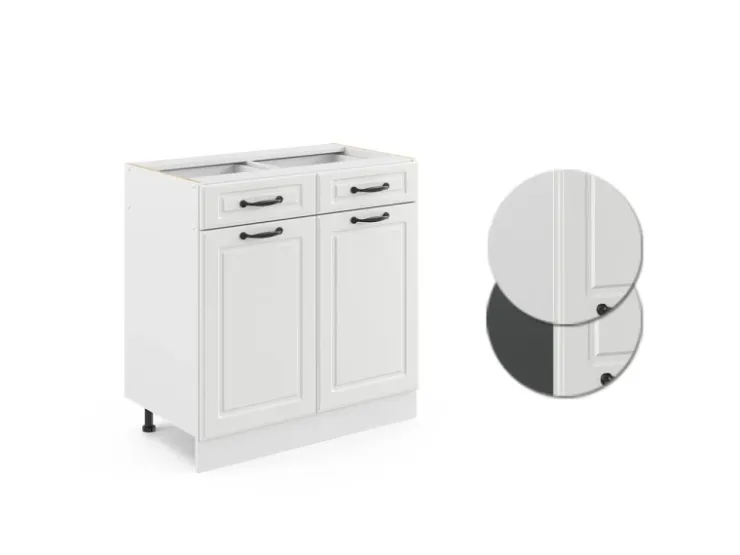 Vicco Küchenunterschrank R-Line Landhaus/ 80 cm ohne Arbeitsplatte
