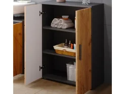 Vicco Midischrank Irma Anthrazit/Goldkraft 60 x 81 cm* Aufbewahrung