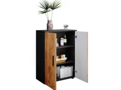 Vicco Midischrank Irma Anthrazit/Goldkraft 60 x 81 cm* Aufbewahrung