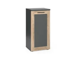 Vicco Midischrank Niko Anthrazit/Viking Oak 40 x 82 cm* Kommode
