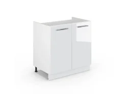 Vicco Spülenunterschrank Fame-Line Hochglanz/ 80 cm ohne Arbeitsplatte* Schränke