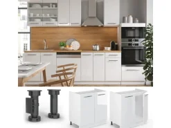 Vicco Spülenunterschrank Fame-Line Hochglanz/ 80 cm ohne Arbeitsplatte* Schränke