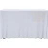 vidaXL 2 Stück Stretch-Tischdecken mit Rand Weiß 183 x 76 x 74 cm* Ostern