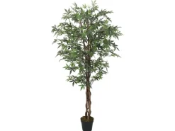 vidaXL Ahornbaum Künstlich 224 Blätter 80 cm Grün