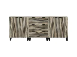 vidaXL Badezimmermöbel Set mit Regal 3-Tlg Massives Mango-Holz 3310047