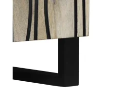 vidaXL Badezimmermöbel Set mit Regal 3-Tlg Massives Mango-Holz 3310047