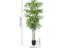 vidaXL Bambusbaum Künstlich 864 Blätter 180 cm Grün Modell 1* Kunstpflanzen