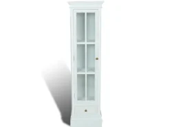 vidaXL Bücherregal 3 Fächer Weiß Holz 60639