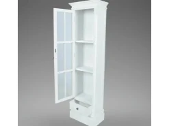 vidaXL Bücherregal 3 Fächer Weiß Holz 60639