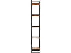vidaXL Bücherregal 5 Fächer 60x30x180 cm Altholz Massiv* Regale Massivholz|Bücherregale