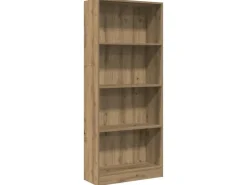 vidaXL Bücherregal Artisan-Eiche 60x24x143 cm Holzwerkstoff 857820* Bücherregale