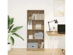 vidaXL Bücherregal Artisan-Eiche 60x24x143 cm Holzwerkstoff 857820* Bücherregale