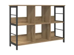 vidaXL Bücherregal Artisan-Eiche 102 x 32 x 72,5 cm Holzwerkstoff 884017