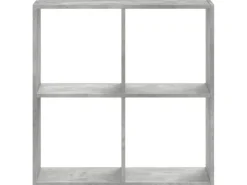 vidaXL Bücherregal Betongrau 68,5x32x68,5 cm Holzwerkstoff* Bücherregale