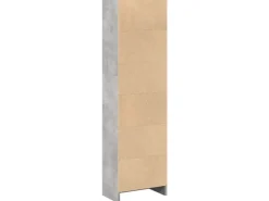 vidaXL Bücherregal Betongrau 40x24x143 cm Holzwerkstoff 857786* Bücherregale