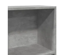 vidaXL Bücherregal Betongrau 40x24x143 cm Holzwerkstoff 857786* Bücherregale