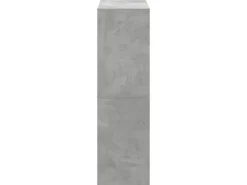 vidaXL Bücherregal Betongrau 102x32x108 cm Holzwerkstoff