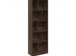 vidaXL Bücherregal Braun Eichen-Optik 57x28,5x174 cm Holzwerkstoff