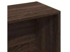 vidaXL Bücherregal Braun Eichen-Optik 57x28,5x174 cm Holzwerkstoff