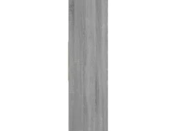 vidaXL Bücherregal Grau Sonoma 97,5x29,5x100 cm Holzwerkstoff