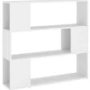 vidaXL Bücherregal Raumteiler Weiß 100x24x94 cm* Bücherregale