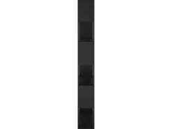 vidaXL Bücherregal Raumteiler Schwarz 100x24x188 cm