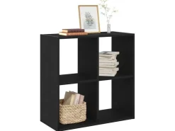 vidaXL Bücherregal Schwarze Eiche 68,5 x 32 x 68,5 cm Holzwerkstoff 868060* Bücherregale