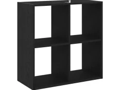 vidaXL Bücherregal Schwarze Eiche 68,5 x 32 x 68,5 cm Holzwerkstoff 868060* Bücherregale