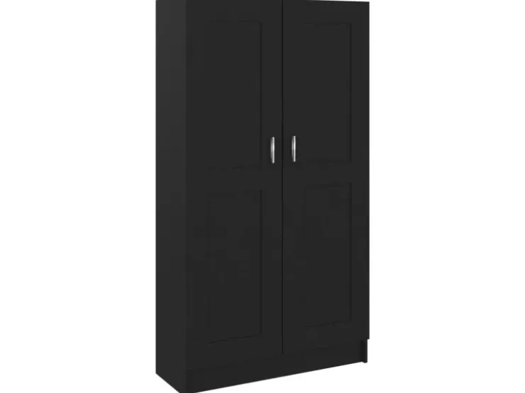 vidaXL Bücherregal Schwarz 82,5x30,5x150 cm Holzwerkstoff 802724* Regale Schwarz|Bücherregale