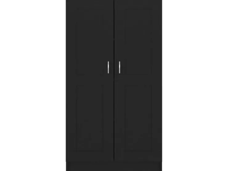 vidaXL Bücherregal Schwarz 82,5x30,5x150 cm Holzwerkstoff 802724* Regale Schwarz|Bücherregale