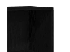 vidaXL Bücherregal Schwarz Eichen-Optik 60 x 24 x 143 cm Holzwerkstoff 862467* Regale Schwarz|Bücherregale