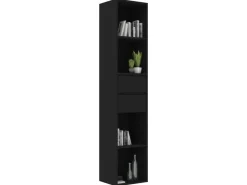 vidaXL Bücherregal Schwarz 36x30x171 cm Holzwerkstoff 802868
