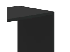 vidaXL Bücherregal Schwarz 68,5x32x68,5 cm Holzwerkstoff* Bücherregale