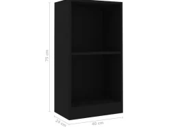 vidaXL Bücherregal 40x24x75 cm Holzwerkstoff 800820