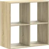 vidaXL Bücherregal Sonoma-Eiche 68,5x32x68,5 cm Holzwerkstoff