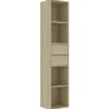 vidaXL Bücherregal Sonoma-Eiche 36x30x171 cm Holzwerkstoff 802870