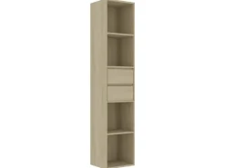 vidaXL Bücherregal Sonoma-Eiche 36x30x171 cm Holzwerkstoff 802870