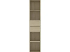 vidaXL Bücherregal Sonoma-Eiche 36x30x171 cm Holzwerkstoff 802870