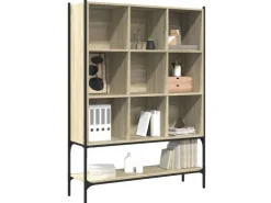 vidaXL Bücherregal Sonoma-Eiche 102x30x141,5 cm Holzwerkstoff