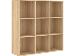 vidaXL Bücherregal Sonoma-Eiche 98x30x98 cm Holzwerkstoff* Holzregale|Bücherregale