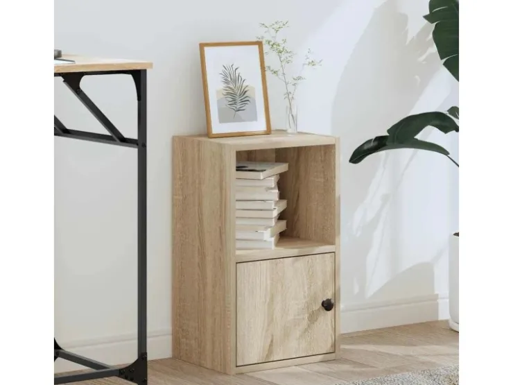 vidaXL Bücherregal Sonoma-Eiche 31x24x52 cm Holzwerkstoff 860321