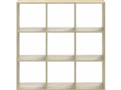 vidaXL Bücherregal Sonoma-Eiche 102x32x102 cm Holzwerkstoff