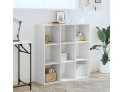 VidaXL Bücherregal Weiß 102x32x102 cm Holzwerkstoff* Bücherregale