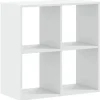 vidaXL Bücherregal Weiß 68,5x32x68,5 cm Holzwerkstoff* Bücherregale