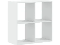 vidaXL Bücherregal Weiß 68,5x32x68,5 cm Holzwerkstoff* Bücherregale