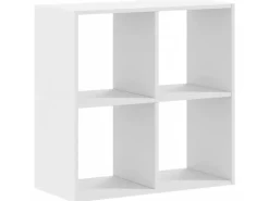 vidaXL Bücherregal Weiß 68,5x32x68,5 cm Holzwerkstoff* Bücherregale